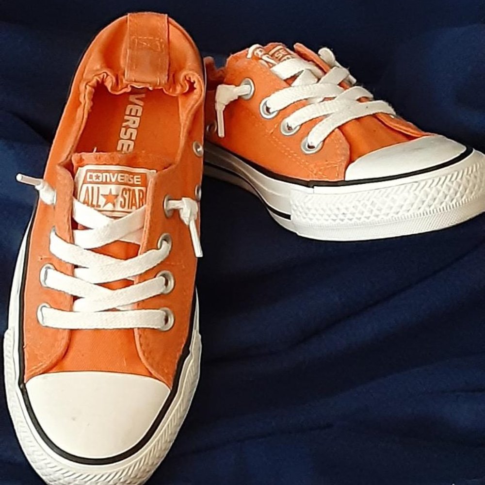 Orange Converse